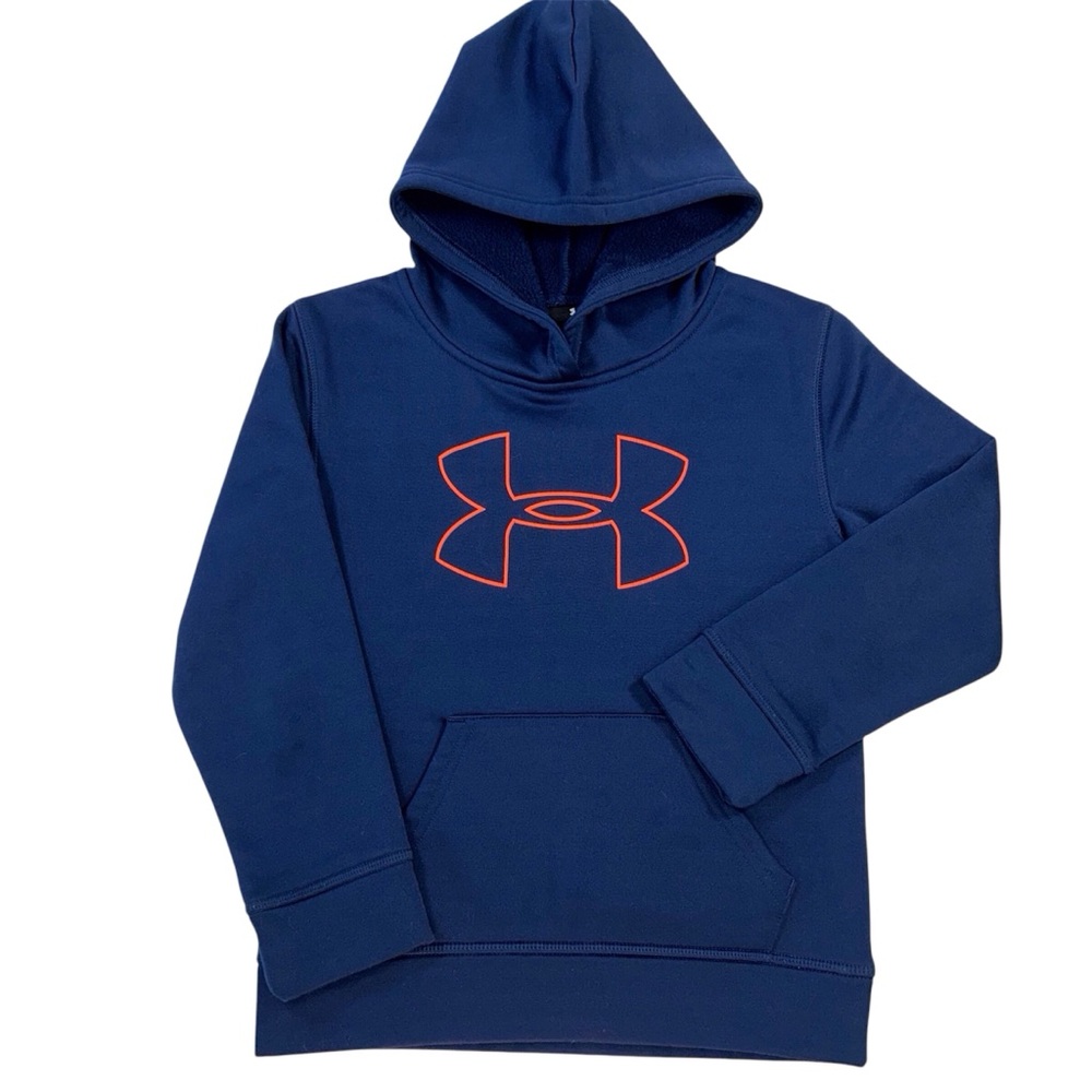 Under Armour Logo Hooded Sweatshirt Size 6 Youth